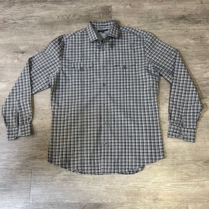 BANANA REPUBLIC Mens Long Sleeve Button Down Shirt, Size L Slim Fit